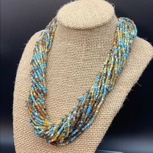 Kenneth Jay Lane Torsade Multicolored Neck…